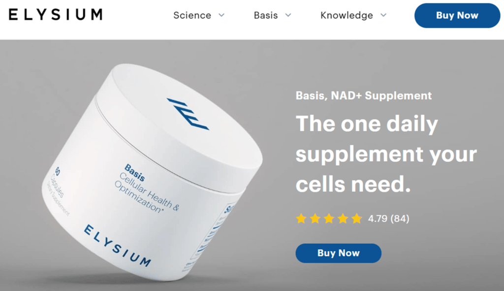 anti-aging supplements Elysium