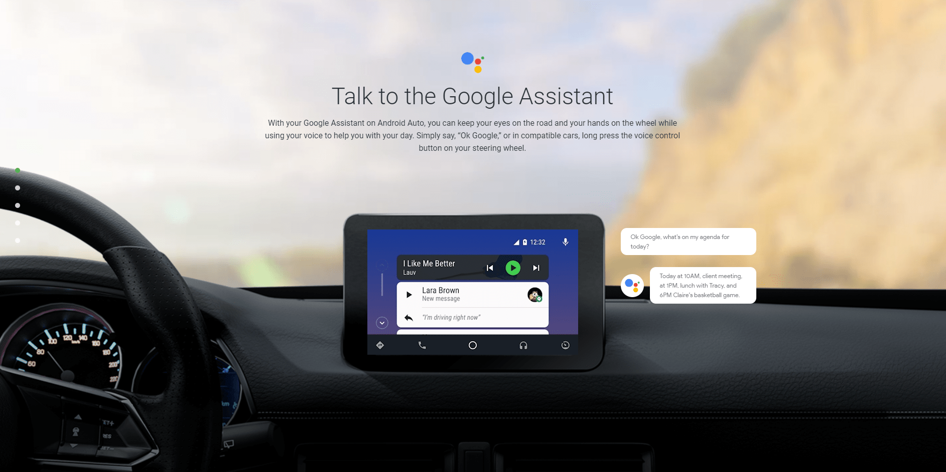 google assistant devices for car